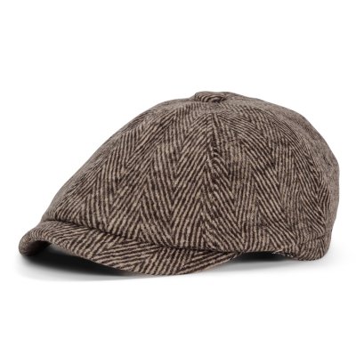 Flat cap - Gårda Lanark Newsboy (bruin)