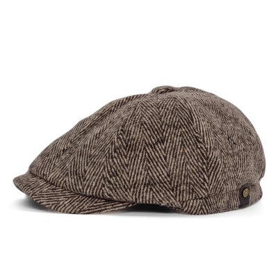 Flat cap - Gårda Lanark Newsboy (bruin)