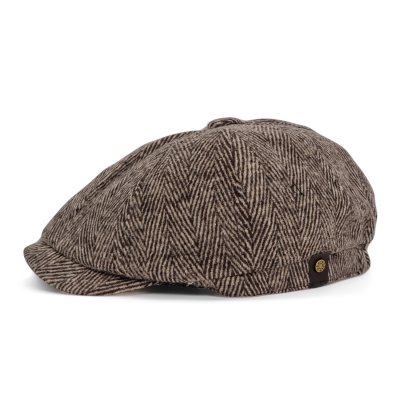 Flat cap - Gårda Lanark Newsboy (bruin)
