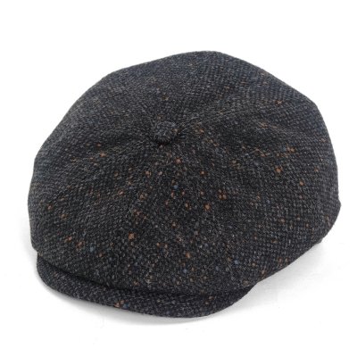 Flat cap - Gårda Premium Consett Wool Newsboy (zwart)