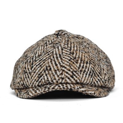 Flat cap - Gårda Coulter Newsboy (bruin)