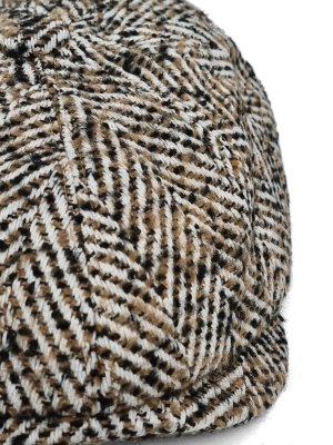 Flat cap - Gårda Coulter Newsboy (bruin)