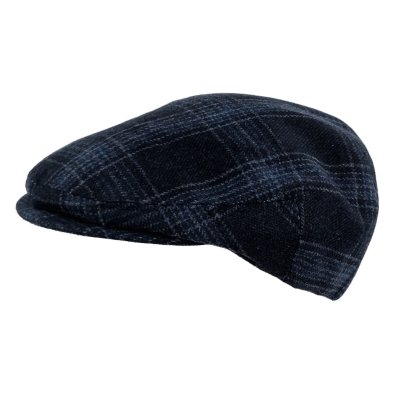 Flat cap - Gårda Premium Dalston Wool Sixpence (blauw)