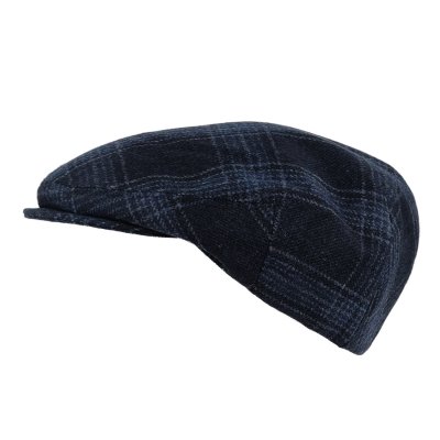 Flat cap - Gårda Premium Dalston Wool Sixpence (blauw)