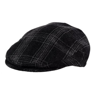 Flat cap - Gårda Premium Dalston Wool Sixpence (zwart)