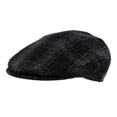 Flat cap - Gårda Premium Dalston Wool Sixpence (zwart)