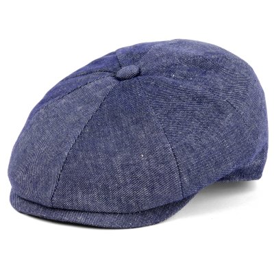 Flat cap - Gårda Darnay Newsboy (blauw)
