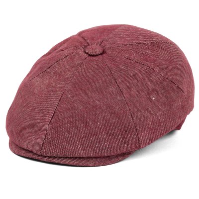 Flat cap - Gårda Darnay Newsboy (rood)