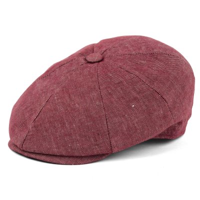 Flat cap - Gårda Darnay Newsboy (rood)