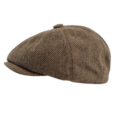 Flat cap - Gårda Digby Newsboy Cap (bruin)