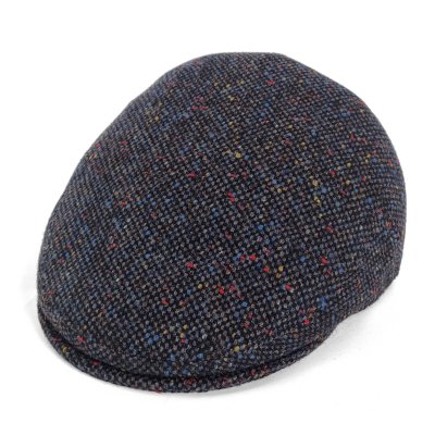 Flat cap - Gårda Premium Formby Wool Sixpence (blauw)