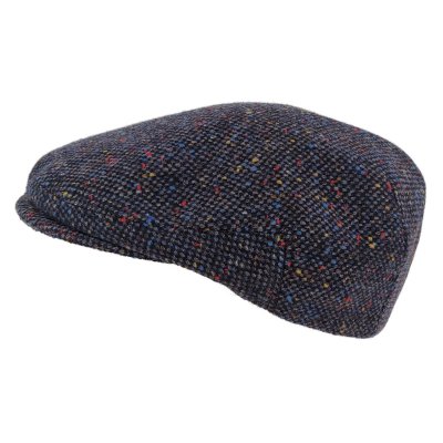 Flat cap - Gårda Premium Formby Wool Sixpence (blauw)