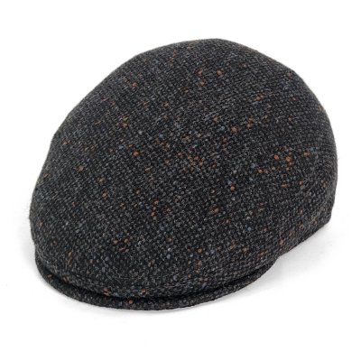 Flat cap - Gårda Premium Formby Wool Sixpence (zwart)