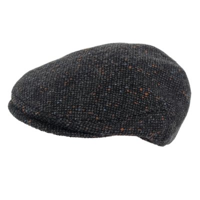 Flat cap - Gårda Premium Formby Wool Sixpence (zwart)