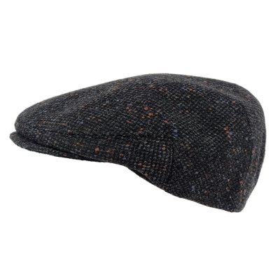 Flat cap - Gårda Premium Formby Wool Sixpence (zwart)