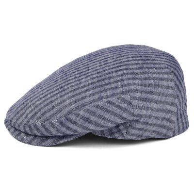 Flat cap - Gårda Gargery Striped Sixpence (blauw)