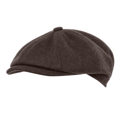 Flat cap - Gårda Premium Larkhall Wool Newsboy (bruin)