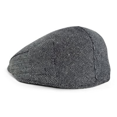 Flat cap - Gårda Lazonby (zwart/wit)