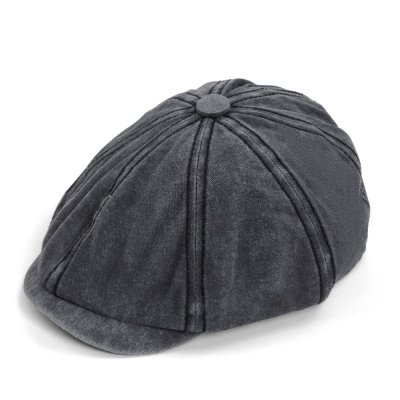 Flat cap - Gårda Maxton Newsboy (grijs)