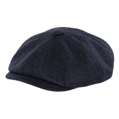 Flat cap - Gårda Premium Oakham Wool Newsboy (blauw)