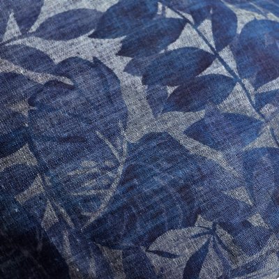 Flat cap - Gårda Phineas Floral Sixpence (blauw)