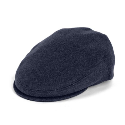 Flat cap - Gårda Premium Selby Wool Sixpence (blauw)