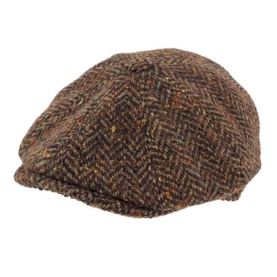 Flat cap - Gårda Premium Selkirk Wool Newsboy (bruin)
