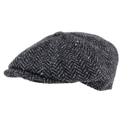 Flat cap - Gårda Premium Selkirk Wool Newsboy (grijs)