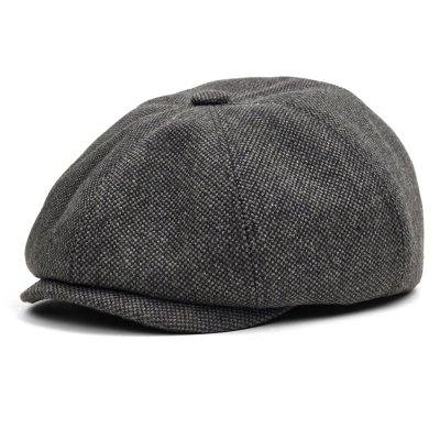 Flat cap - Gårda Telford Newsboy Cap (donkergrijs)