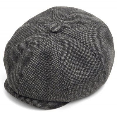 Flat cap - Gårda Telford Newsboy Cap (donkergrijs)