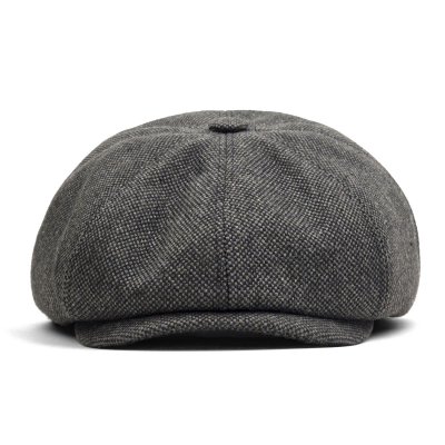 Flat cap - Gårda Telford Newsboy Cap (donkergrijs)