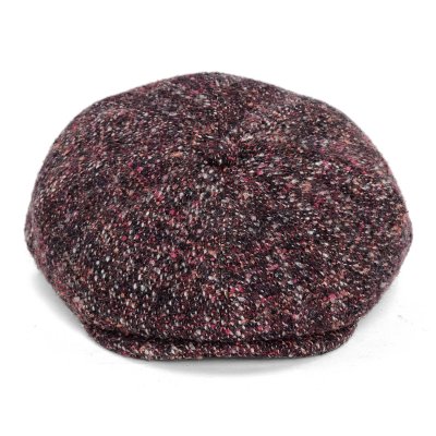 Flat cap - Gårda Premium Tiverton Wool Newsboy (rood)