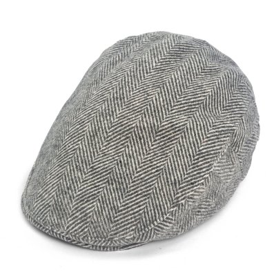 Flat cap - Gårda Torridon (grijs/wit)