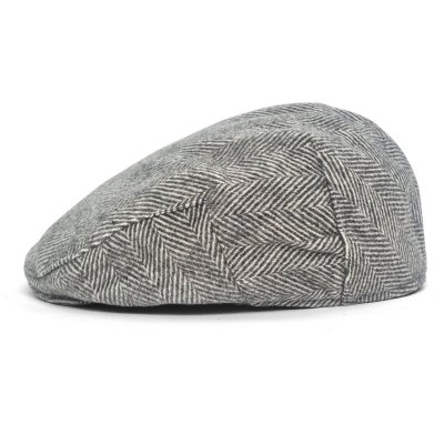 Flat cap - Gårda Torridon (grijs/wit)