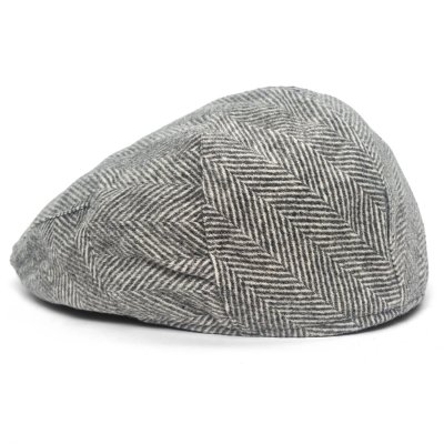 Flat cap - Gårda Torridon (grijs/wit)