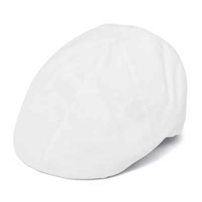 Flat cap - Gårda Vico Cotton Flat Cap (wit)