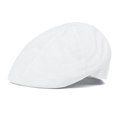Flat cap - Gårda Vico Cotton Flat Cap (wit)