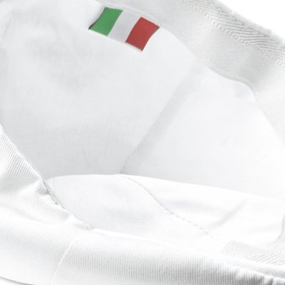 Flat cap - Gårda Vico Cotton Flat Cap (wit)