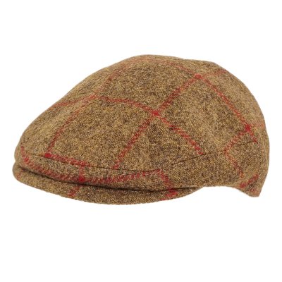Flat cap - Gårda Premium Warrington Wool Sixpence (bruin)