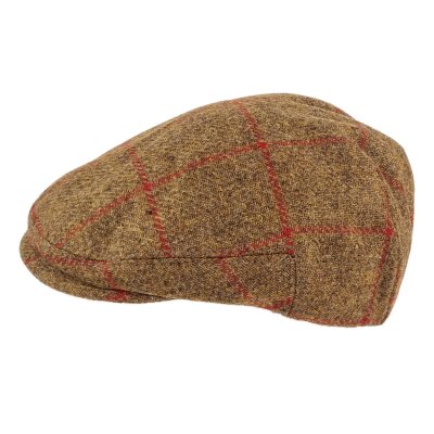Flat cap - Gårda Premium Warrington Wool Sixpence (bruin)