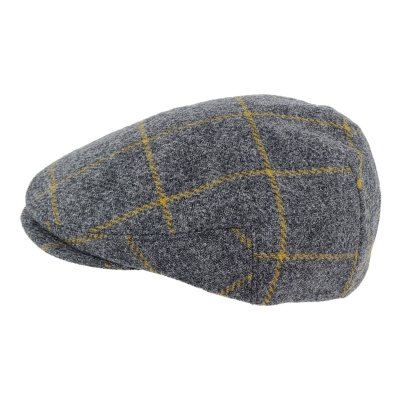 Flat cap - Gårda Premium Warrington Wool Sixpence (grijs)