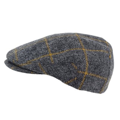 Flat cap - Gårda Premium Warrington Wool Sixpence (grijs)