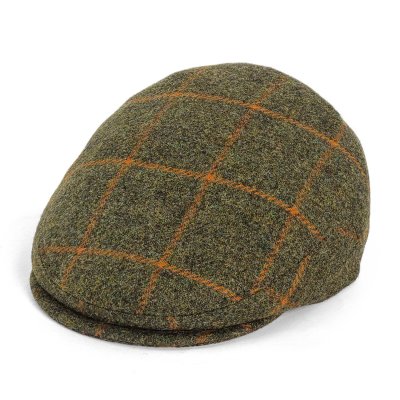 Flat cap - Gårda Premium Warrington Wool Sixpence (groente)