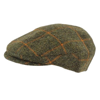 Flat cap - Gårda Premium Warrington Wool Sixpence (groente)