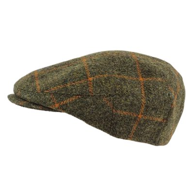 Flat cap - Gårda Premium Warrington Wool Sixpence (groente)