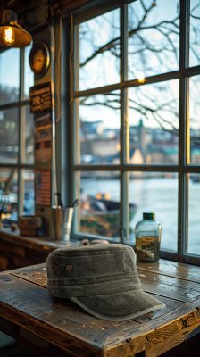 Flat cap - Gårda Viper Army Cap (groente)