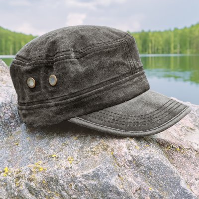 Flat cap - Gårda Viper Army Cap (zwart)