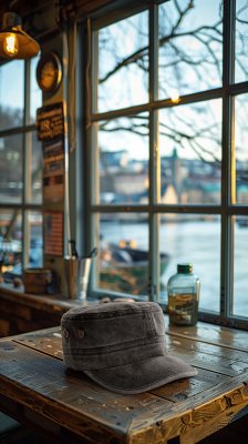 Flat cap - Gårda Viper Army Cap (zwart)