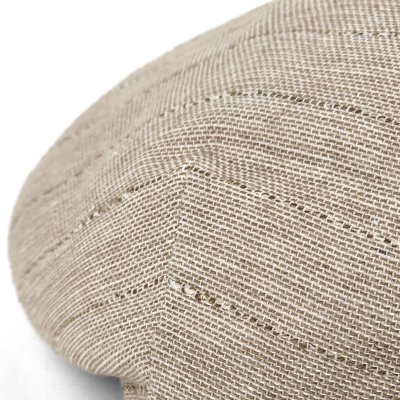 Gubbkeps / Flat cap - Gårda Pomonte Linen Mix Flat Cap (beige)
