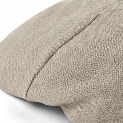 Gubbkeps / Flat cap - Gårda Tallone Linen Flat Cap (natur)